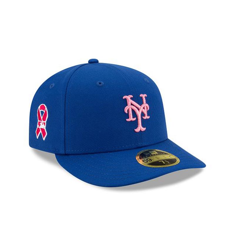 MLB New York Mets Mother's Day Low Profile 59Fifty Fitted (WSU3466) - Blue New Era Caps